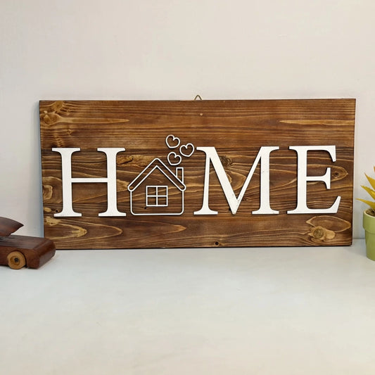 Wooden Name Plate