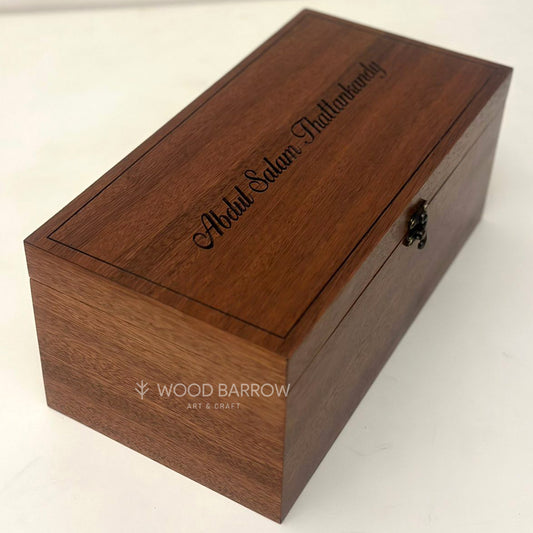 Personalized Wooden Jewelry/Gift Box – Custom Engraved Keepsake for Special Moments