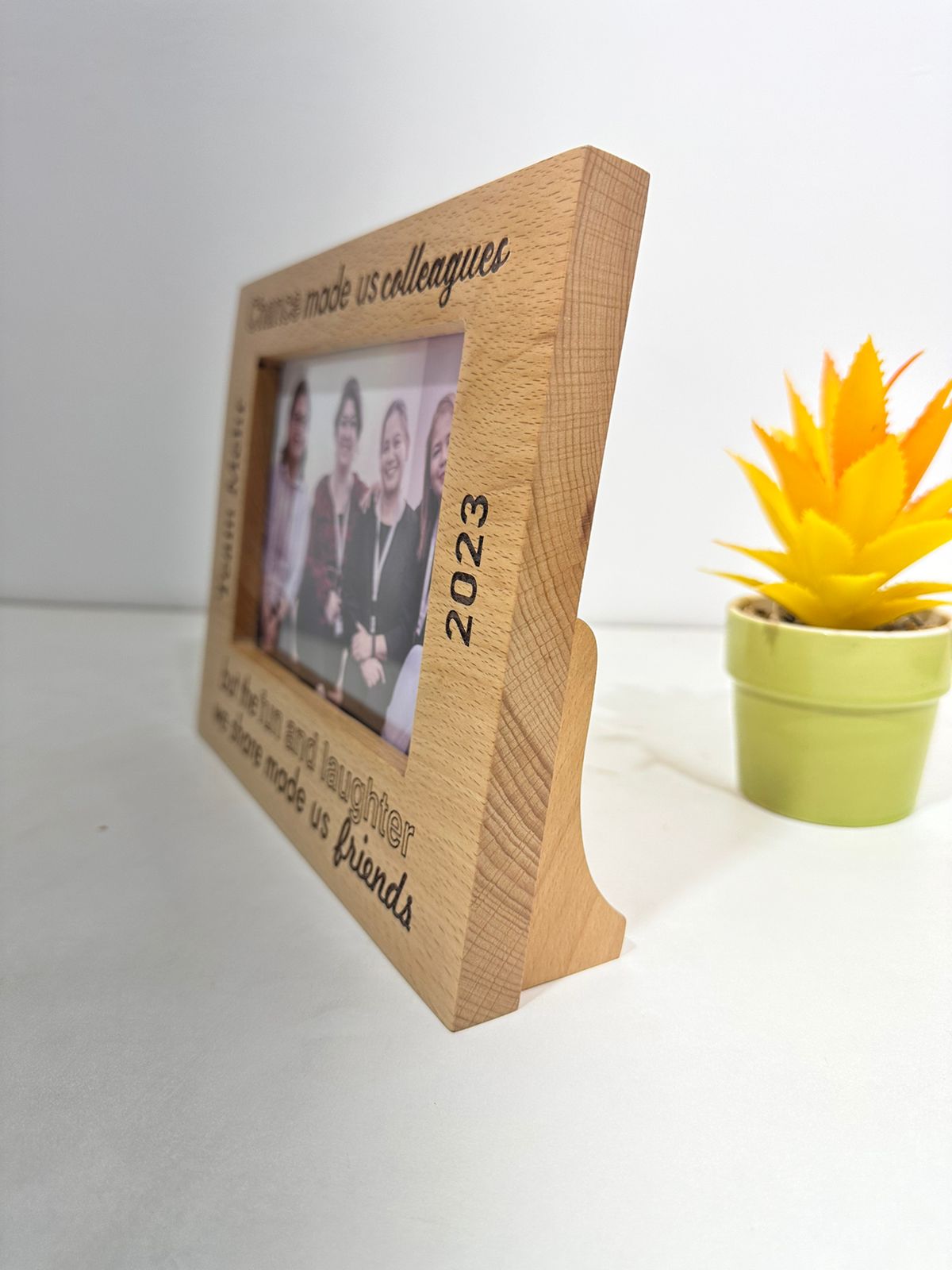 Engraved Wooden Photo Frame