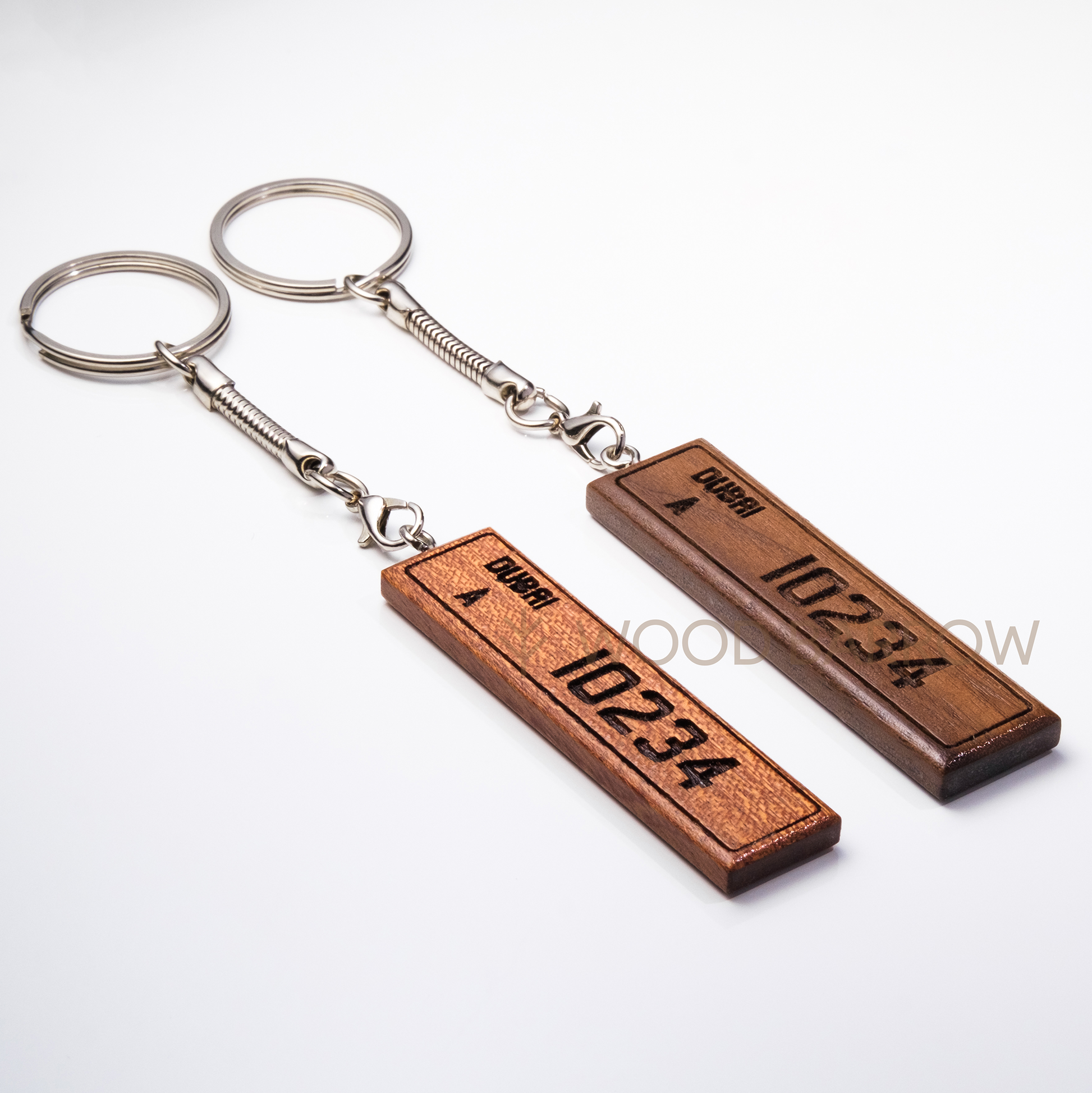 Engraved Wooden Keychain
