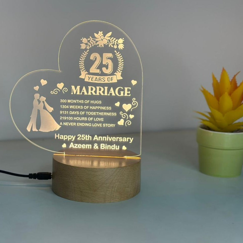 Engraved Table Lamp
