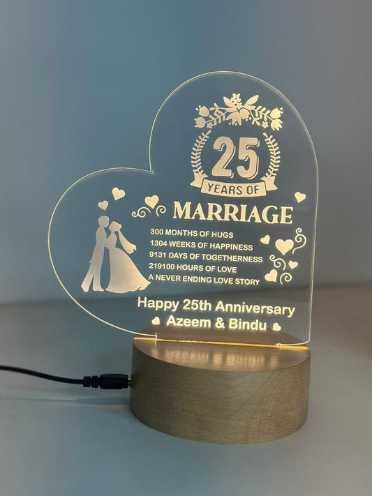 Engraved Table Lamp
