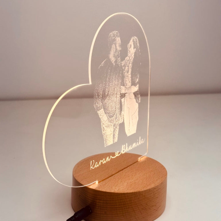 Couple Photo Engraved Gift