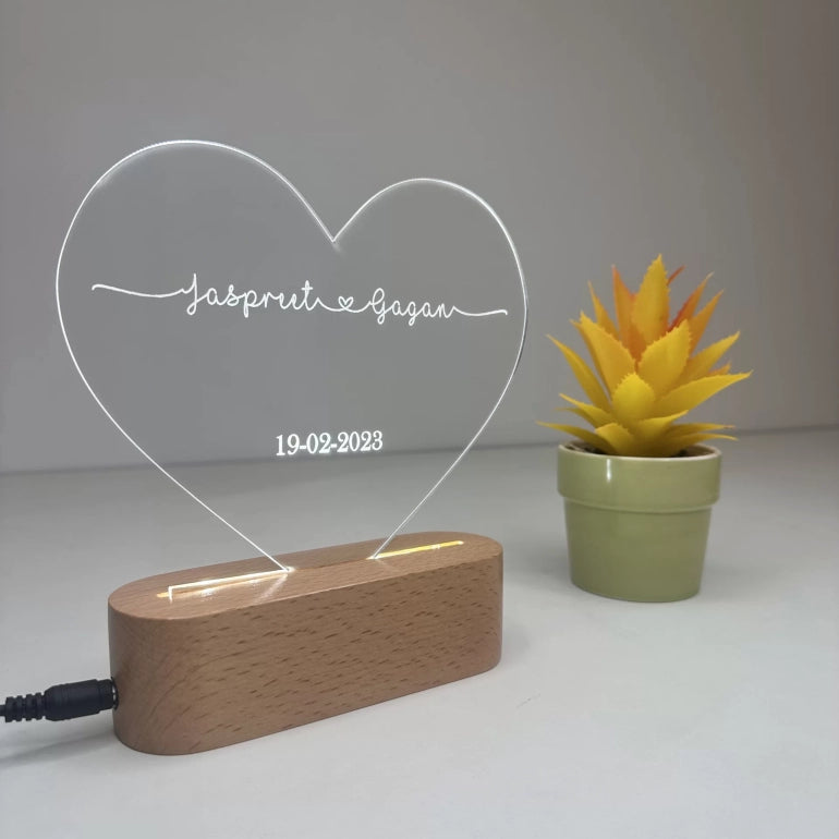 Engraved Name Lamp