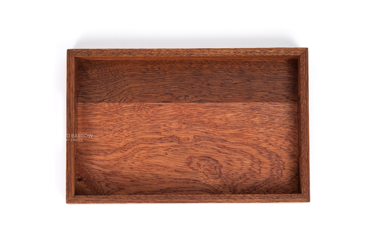 Classic Rectangular Wooden Tray with Handle