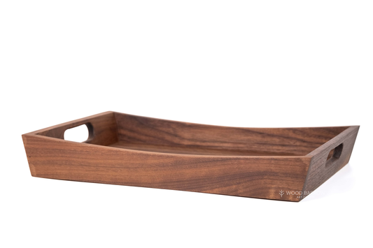 Elegant Wooden Tray with Handles - Chic Serving Essential