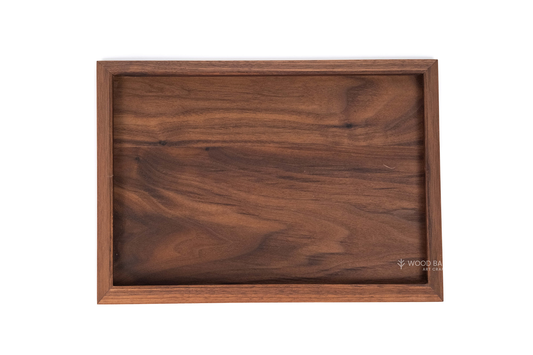 Classic Walnut Wood Serving Tray