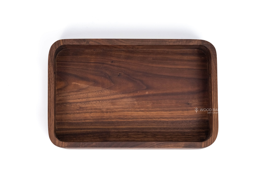 Rustic Wooden Tray with Wooden Handles