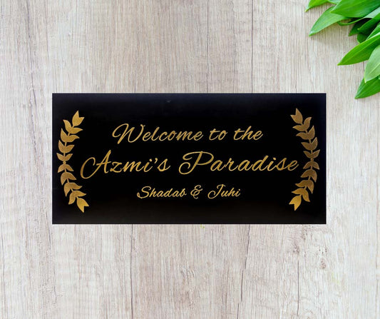 Family Name Plate