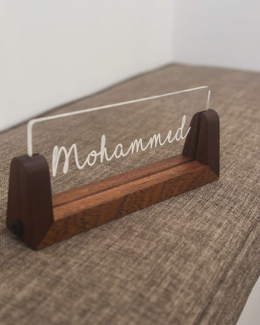 name plate