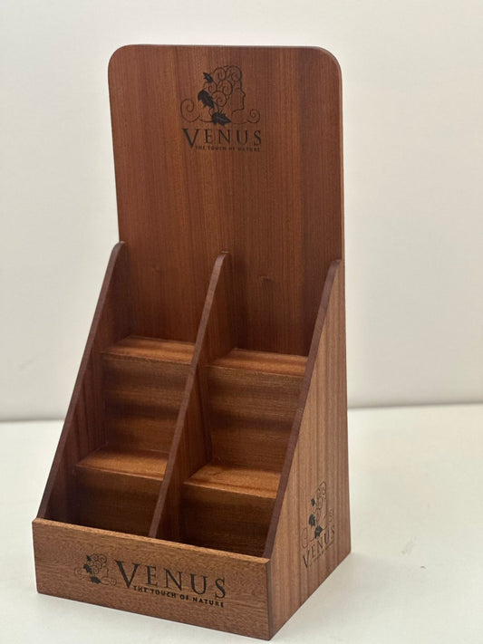 Signature Wooden Display Stand - Elevate Your Collection in Style