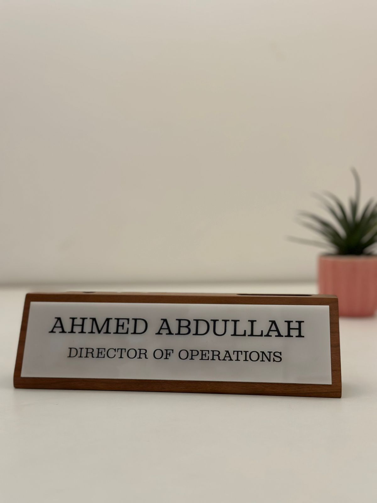 office name plate