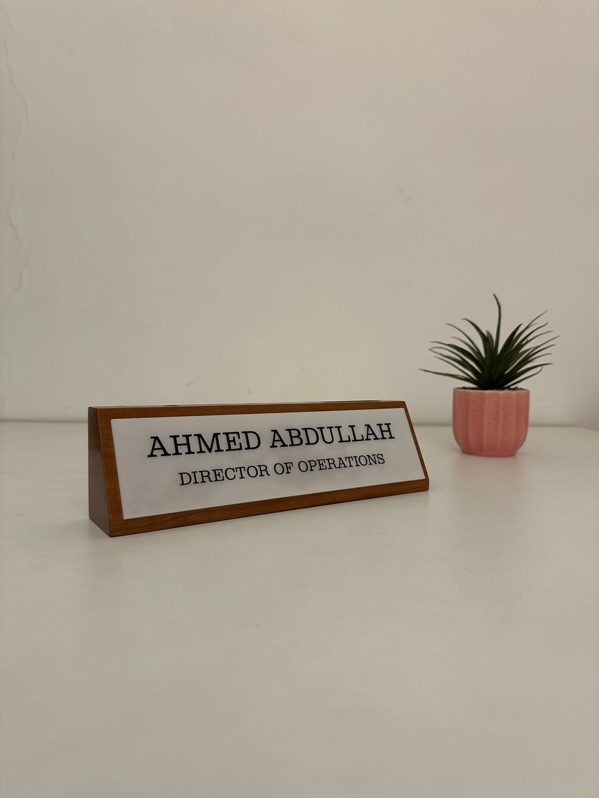 office name plate