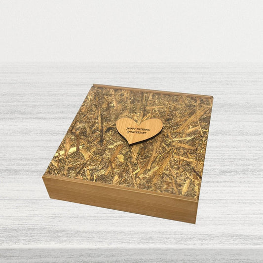 Customized Wooden Anniversary Gifts Hamper Set