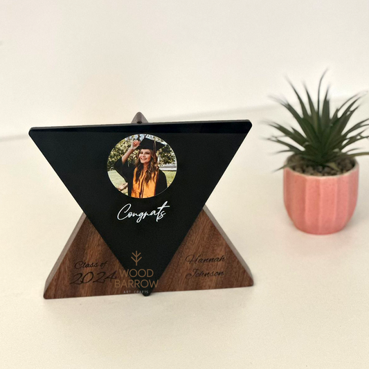 Personalized Wooden Trophy & Acrylic Gift for Graduation Day - Made in UAE