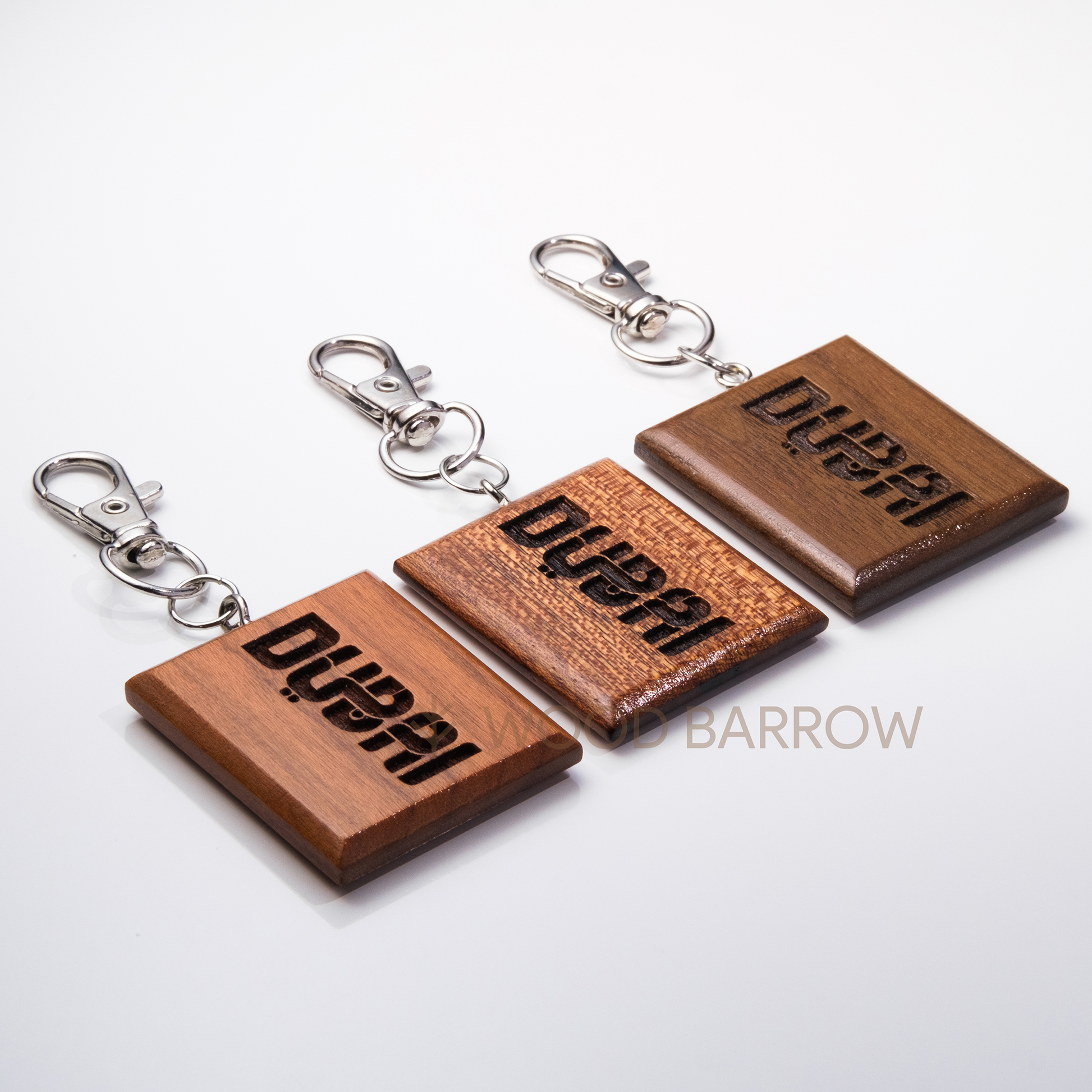 Engraved Wooden Keychain