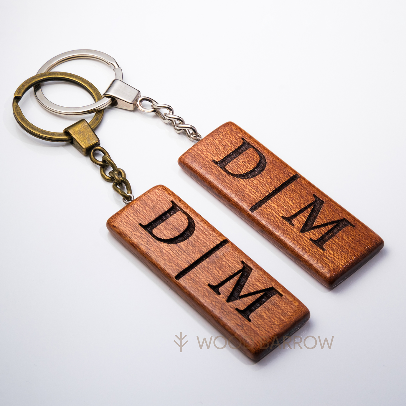 Name Engraved Wooden Keychain