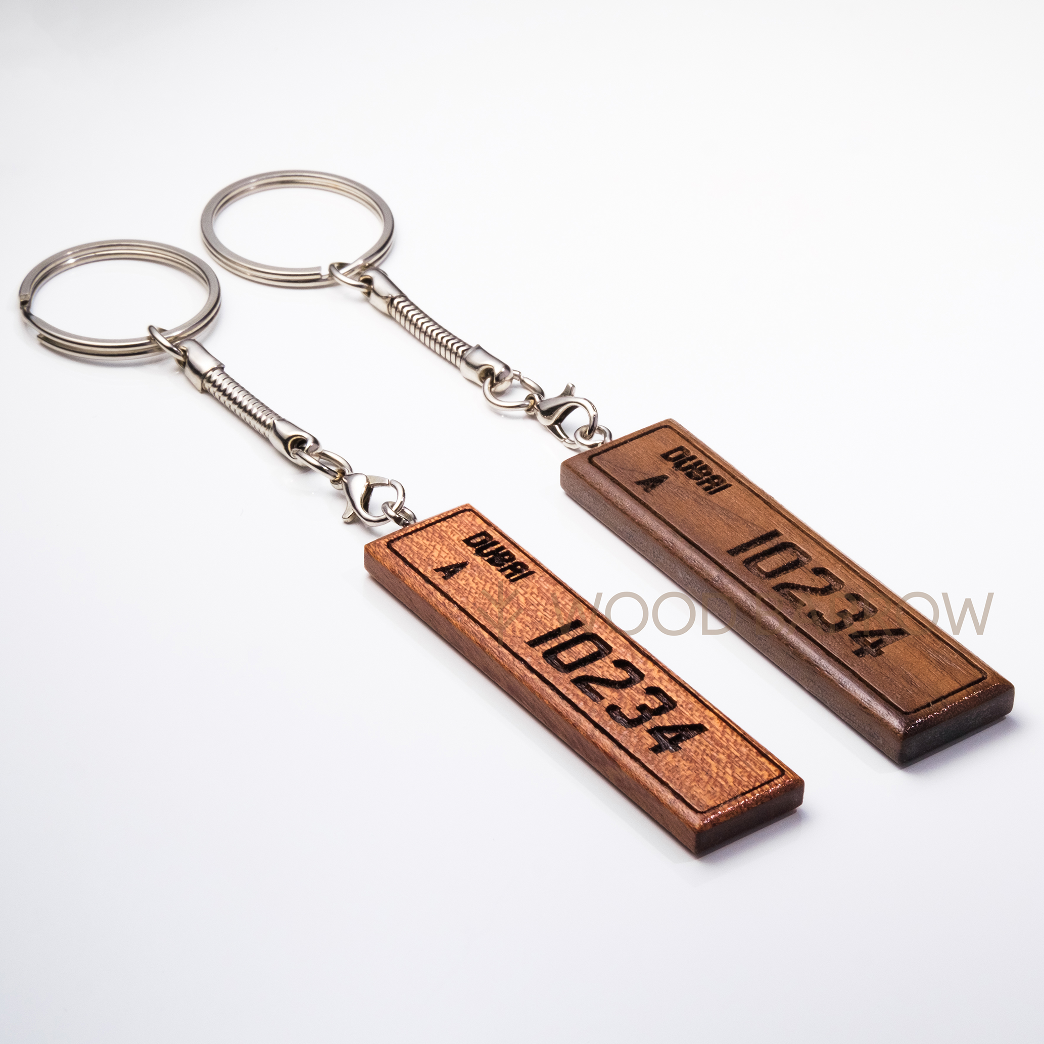 Personalized Wooden Vehicle Keychain: Unique Gift with Custom Vehicle