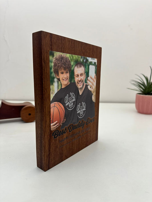 Personalized Photo Blocks with Custom Messages - A Timeless Gift For Your Loved Ones.