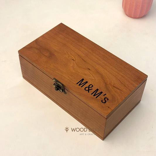 Handcrafted Cherry Wood Box