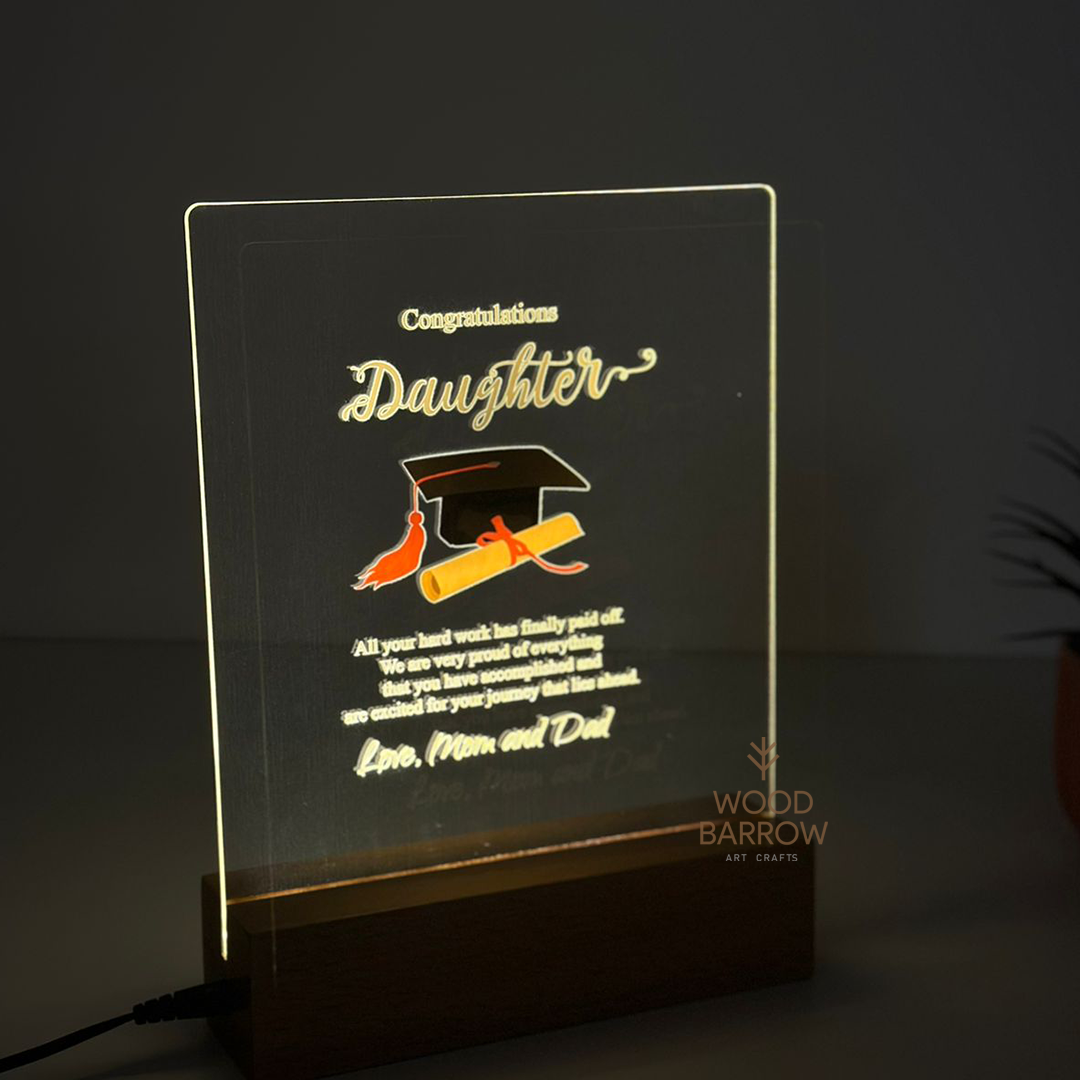 Personalized LED Graduation Gift - Class of 2024 - Made in UAE